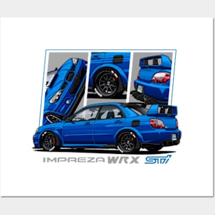 Impreza WRX STI Hawkeye, JDM Car Posters and Art